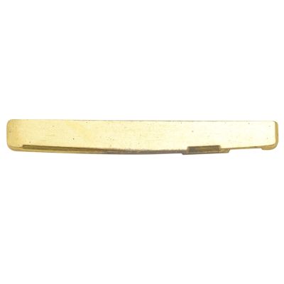 Brass Gold Acoustic Guitar Bridge Saddle 72*3*6.9/7.8mm