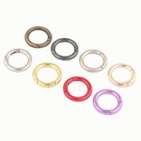 【CW】 25MM Gold Round Gate snap Purse Making Handbag Hardware Clip Rings for