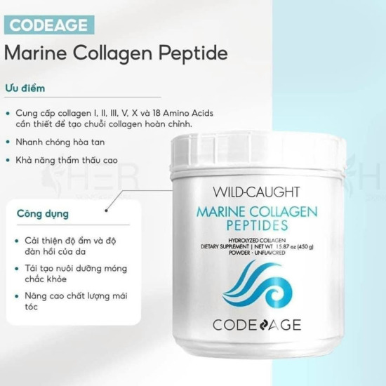 Hàng nhập khẩu - bột uống collagen thuỷ phân code age wild caught marine - ảnh sản phẩm 3