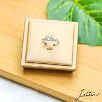 Lautiers Coral Round Brillant Ring แหวนเพชร 1.5 กะรัต เคลือบทองคำขาว ลอเทียร์ รุ่น LR-0536D