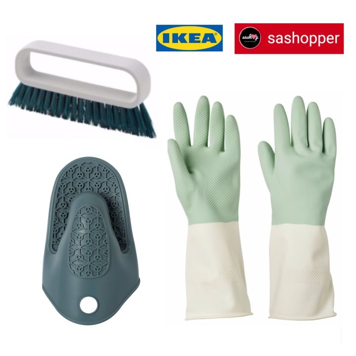 PEPPRIG Scrubbing brush, set of 2, green - IKEA