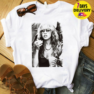 Stevie Nicks American Singer &amp; Songwriter T Shirt White Size S-3Xl 2019 Unisex Tees XS-4XL-5XL-6XL