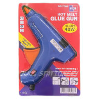 Glue Gun ตัวเครื่องสีน้ำเงิน No.7066 Glue Gun 40W ฟรี!! ไส้กาว 2 ไส้ (จำนวน 1 ชุด)