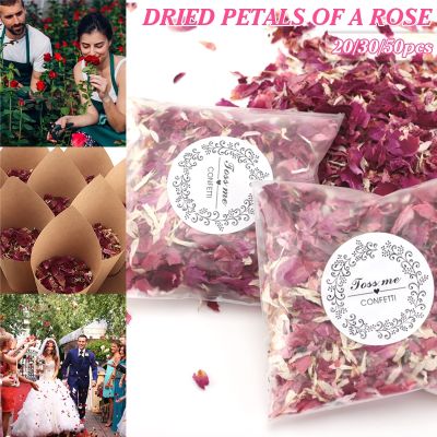 1/10/20/50Pcs Natural Rose Confetti Wedding Dried Flower Petals Pop Biodegradable For Wedding Party Decoration DIY Handmade Gift