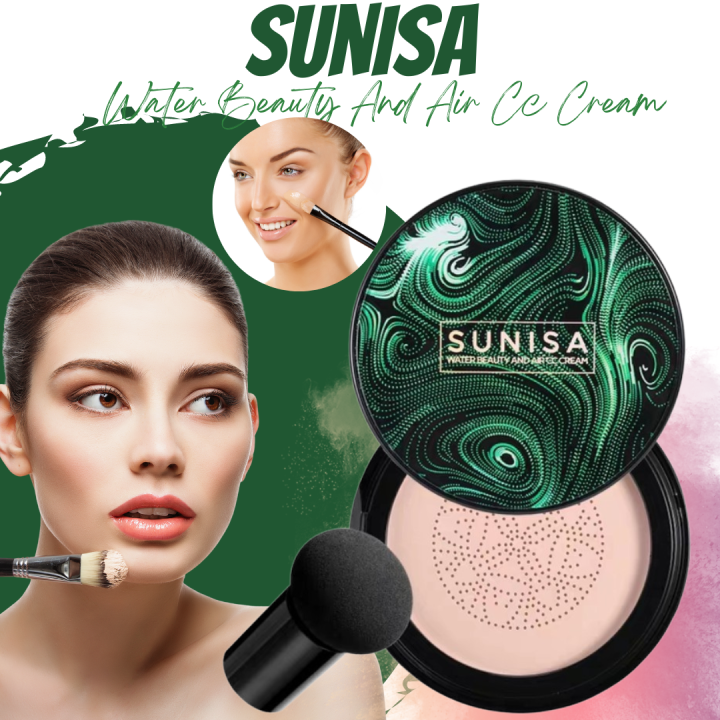 Original Waterproof SUNISA Natural Brightening Beauty Make-up Mushroom ...