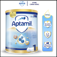 Sữa bột Aptamil New Zealand hộp thiếc số 1 900g cho bé 0 - 12 Tháng