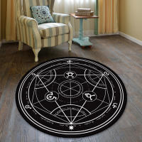 Magic Circle Fullmetal Alchemist Floor Rug Doormat Square Carpet Bedroom Kitchen Living Room Non-slip Mat Cosplay Gift