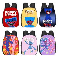 12 inch Huggy Wuggy Poppy Playtime Print Kindergarten Backpacks Children Mini Bookbags Toddler Kids Cartoon Anime Rucksacks Boys