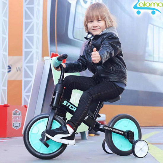 Xe thăng bằng tập đi tập đạp cho bé scratch kèm bánh phụ và bàn đạp dễ - ảnh sản phẩm 5