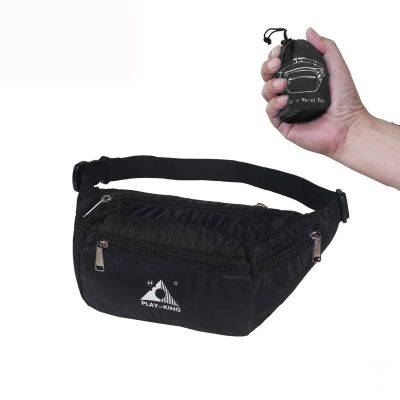 PLAYKING Sport Running Bag Waterproof Foldable Waist Bag Fanny Pack For Men Women Jogging Belt Gym Fitness Sport Accessories Running Belt