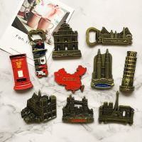 【lz】❆☃  Metal Frigorífico Abridor De Garrafas Turismo Lembrança Decoração Do Quarto Em Casa Paris Macau Malásia Presente Coleção Magnética