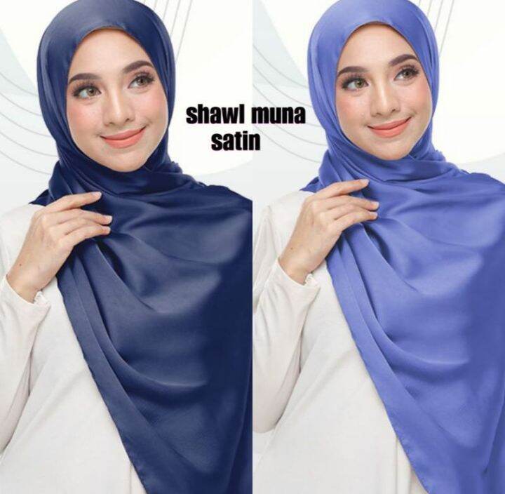 shawl satin muna ombra