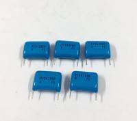 5ชิ้น 0.12UF 250V (124J=124NJ 120NF) ขาห่าง12mm. ยี่ห้อ Hitachi ไมล่า คาปาซิเตอร์ capacitor ตัวเก็บประจุ ใหม่แท้ จากญี่ปุ่นคุณภาพเต็ม100% อะไหล่อิเล็กทรอนิกส์ อะไหล่เครื่องเสียง อุปกรณ์อิเล็กทรอนิกส์