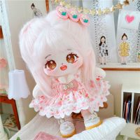 [Free ship] Cotton doll 20cm centimeter baby clothes star normal body fat naked heart and cherry