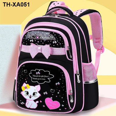 ∈♂◕ leather bag children grade elementary student 136 waterproof disposable -- super light backpack at the age of 6-8-12