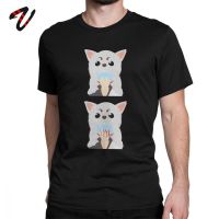 Mens T Shirts Newest Gintama Gintoki Sadaharu Funny Anime Tee Shirt Short Sleeve Christmas Gift T-Shirt 100% Cotton Summer Tops