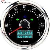 160MPH G-P-S Speedometer 3 in 1 มาตรวัดมัลติฟังก์ชั่นพร้อม COG TRIP เลขไมล์รวมและไฟพื้นหลัง 7 สี