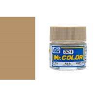 สีสูตรทินเนอร์ Mr.Hobby สีกันเซ่ C321 Light Brown Semi-Gloss 10ml