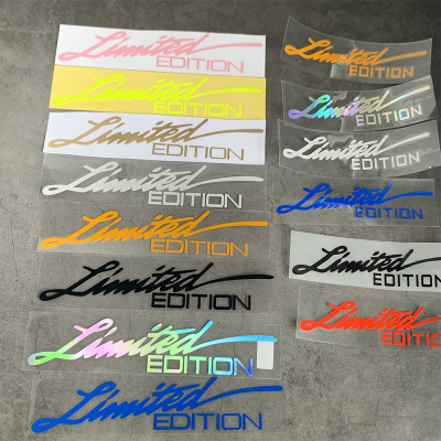 1ชิ้นเลเซอร์สติ๊กเกอร์สะท้อนแสง Limited Edition สร้างสรรค์รถจักรยานยนต์ร่างกายถังน้ำมันเชื้อเพลิงรูปลอกรถไวนิลสติ๊กเกอร์รถจัดแต่งทรงผมรูปลอกสติ๊กเกอร์