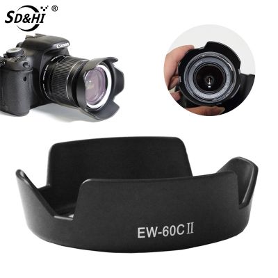 อุปกรณ์ป้องกันหมวกกล้องสำหรับ EW-60CII 58มม. 1ชิ้นสำหรับ Kamera Canon