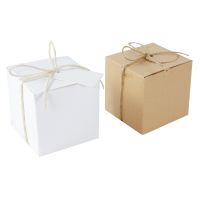 【hot】 Boxes 10PCS Paper with Tag for Gifts Crafting Assemble Favor