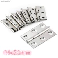 ♗ 20 Pcs Door Connector Accessories Durable Furniture Home 6 Mounting Holes Stainless Steel Hinges Window Cabinet Jewelry Box