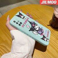 JIUMOO เคสปลอกสำหรับ Samsung A71 5G เคสลายการ์ตูนน่ารักคุโรมิสแควร์ของแท้เคสโทรศัพท์ลวดลายขอบซิลิโคนเหลวนิ่มคลุมทั้งหมดเลนส์เคสป้องกันกล้องเคสฝาครอบเคสนิ่มด้านหลัง