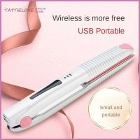 Tattielove ที่หนีบผมตรงแบบ2-In-1,ที่ดัดผมหน้าม้าแบบ Usb กิ๊ปติดผมชาร์จในรถไร้สาย