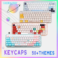 [Blue Sky] PBT Keycaps XDA Profile Dye-Sub สำหรับ MX Switch แป้นพิมพ์เครื่องกลธีมอะนิเมะน่ารัก