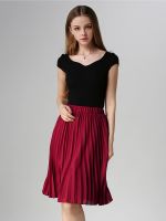 【CC】❈♘  Pleated Skirt Waist Tutu Skirts Womens Saia Rokken 2023 Jupe