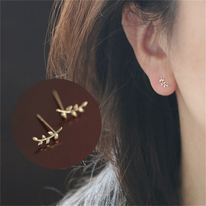 Single Earring Alloy Branch, Tragus Piercing, Non Piercing Clip_h