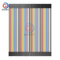 【CW】 40PCS Male to Dupont Cable 10CM 2.54MM Row Breadboard Wire arduino Electrical Wires