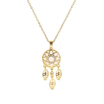 Dream Catcher Necklace In Silver And Gold on Luulla