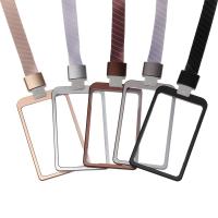 hot！【DT】✒✶▥  1PC Aluminum Alloy Card With Lanyard Holders ID Metal Bus Holder School Office Supplies Set