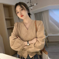 Spring 2023 new French style retro elegant shirt Womens inner wear chic short design sense niche top