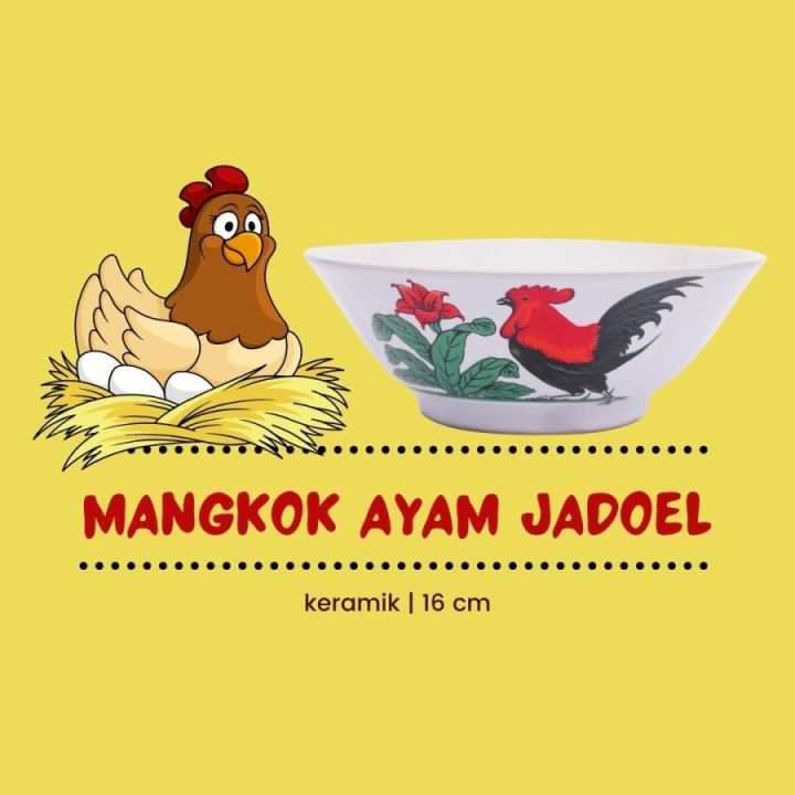 Mangkok Ayam Bakso Mangkok Jadul Mangkok Mie Keramik Lazada Indonesia