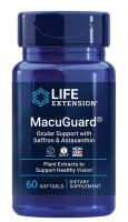 Life Extension MacuGuard® Ocular Support with Saffron &amp; Astaxanthin / 60 Softgels