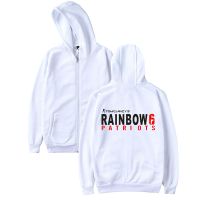 Rainbow Six Siege เสื้อฮู้ดผ้าฝ้ายมีซิป Unisex Zipper Hoodie ขนาดใหญ่ 4XL 639