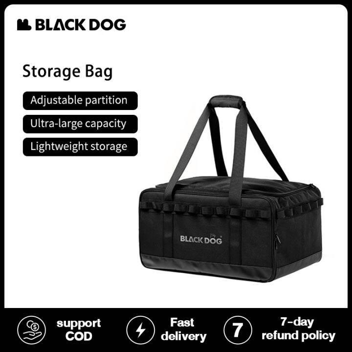BlackDog [COD] Black dog camping equipment storage box outdoor spring