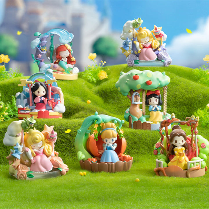 princess-รูป-belle-snow-white-sandy-ariel-ตุ๊กตาตุ๊กตา-d-baby-swing-series-action-figure-ตกแต่งของเล่นของขวัญ