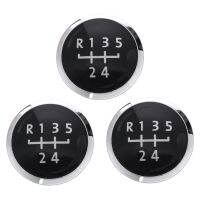 3X 5 Speed Gear Knob Cap Decal Trim Badge for Transporter T5 T5.1 GP T6 6 MKV MKVI