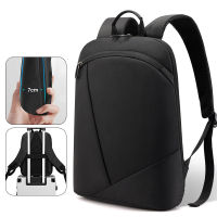 Mihaivina Thin Laptop Backpack Men Bag 15.6 Inch Business Bag Women Backpacks Office Work Uni Black Backpack Slim Back Pack