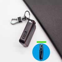 ✇ Fashion 100 Leather Car Key Cover Case For Mazda 3 2019 New Arrival Sedan Hatchback 2/3/4 Buttons Smart Case For Cap Holder