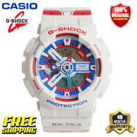 100% Original GUNDAM 40thครบรอบG Shock GA110ผู้ชายนาฬิกากีฬาDualแสดงเวลา200Mกันน้ำกันกระแทกและกันน้ำโลกLEDไฟเปิดปิดอัตโนมัติกีฬานาฬิกาข้อมือ4ปีGA-110TR-7APRGD (พร้อมสต็อกและฟรี)