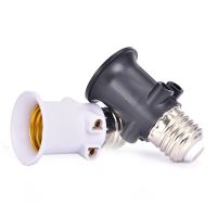 PBT Fireproof E27 Bulb Adapter Lamp Holder Base Socket Conversion with EU Plug