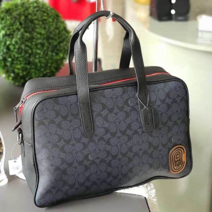 Coach F73854 Metropolitan Briefcases Soft Carryall In Signature Canvas