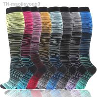 【hot】♤  New Compression Socks 20-30mmhg Stockings Men Marathon Cycling Football Varicose Veins EU35-45 Meias