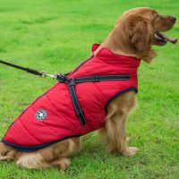 ☸✚ Large Dog Jacket Winter Pet Jacket Warm Dog Clothes For Labrador Waterproof Big Dogs Coat Chihuahua