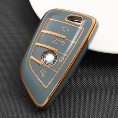 TPU Car Remote Key Case Cover Fob for BMW X1 X3 X5 X6 X7 1/3/5/6/7 Series G30 G20 G32 G11 F20 Z4 F48 F39 G01 G02 F15 F16 G07