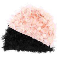 Swimming Cap Hats Hair Protection Caps Flower Professional Wear-resistant Floral Women Swim Caps